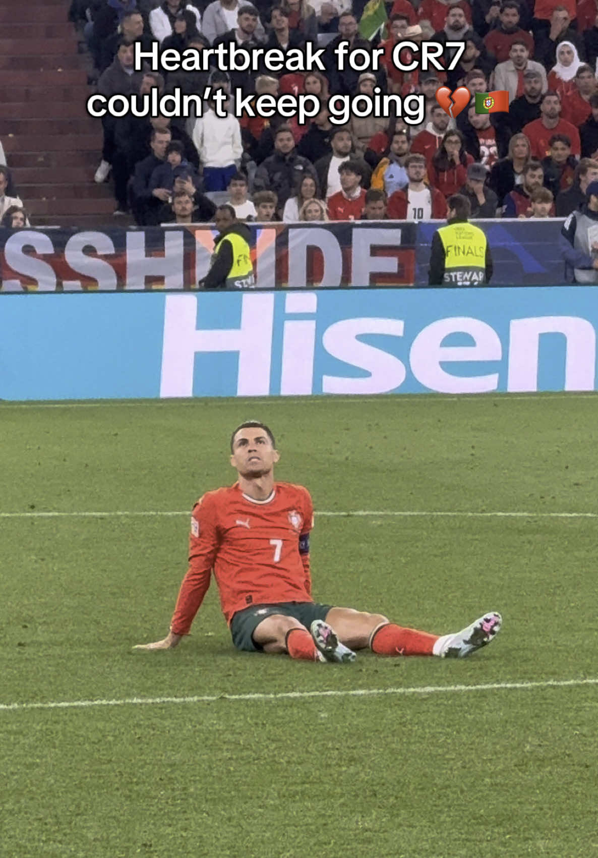 #Ronaldo #CR7 #InjuryUpdate #Heartbreak #CR7Down #FootballDrama #LegendHurt #SadMoment #PortugalStar #GOAT