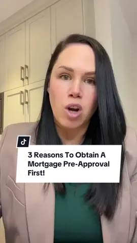 Three reasons why obtaining your mortgage pre-approval before you commence your home search is beneficial 💵  #torontorealestate #homebuying #homebuyingtips #firsttimehomebuyer #torontorealtor 