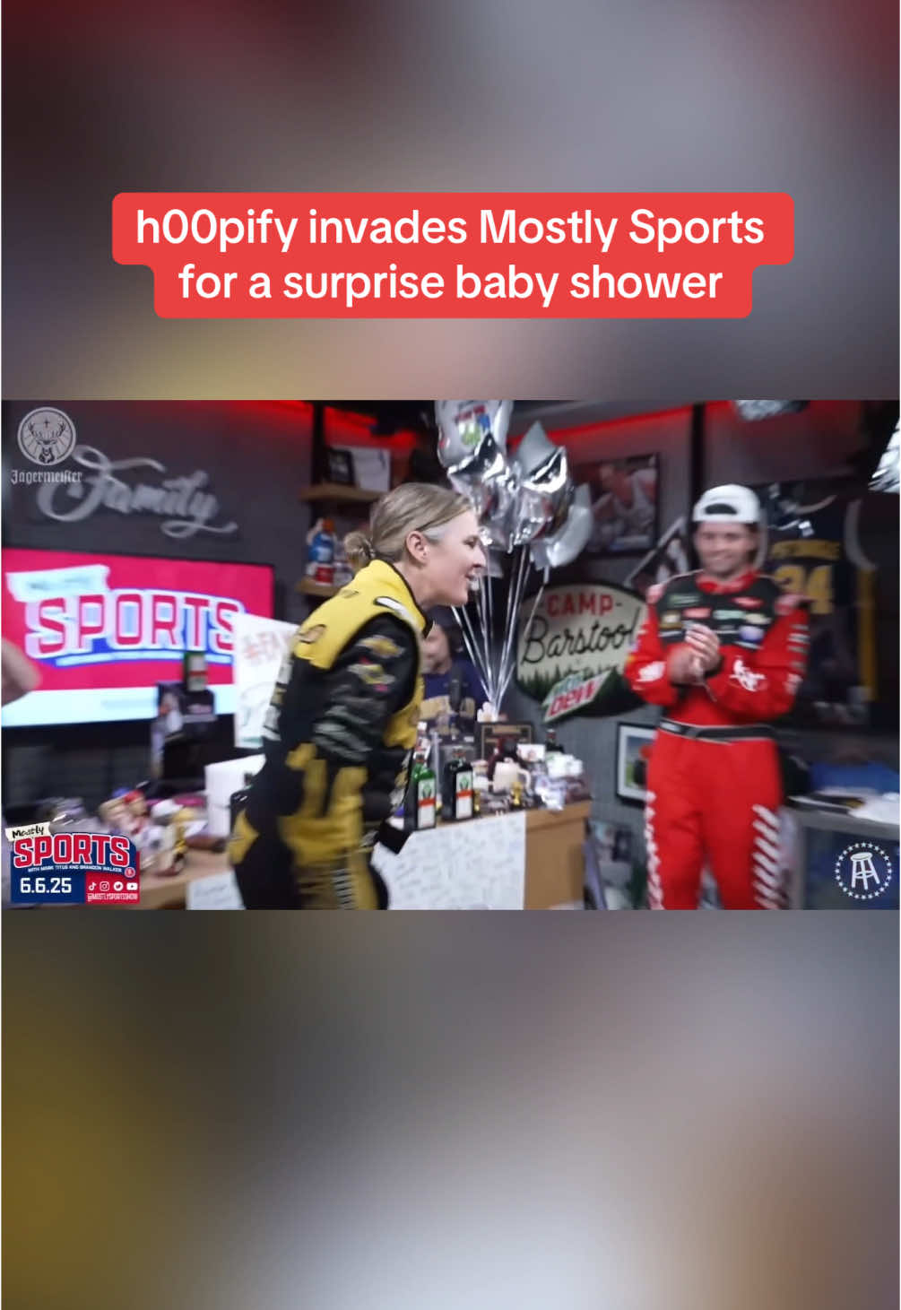 h00pify was a surprise appearance on mostly sports 🤣 #mostlysports #marktitus #brandonwalker #theyak #mostlysportswithmarktitus 