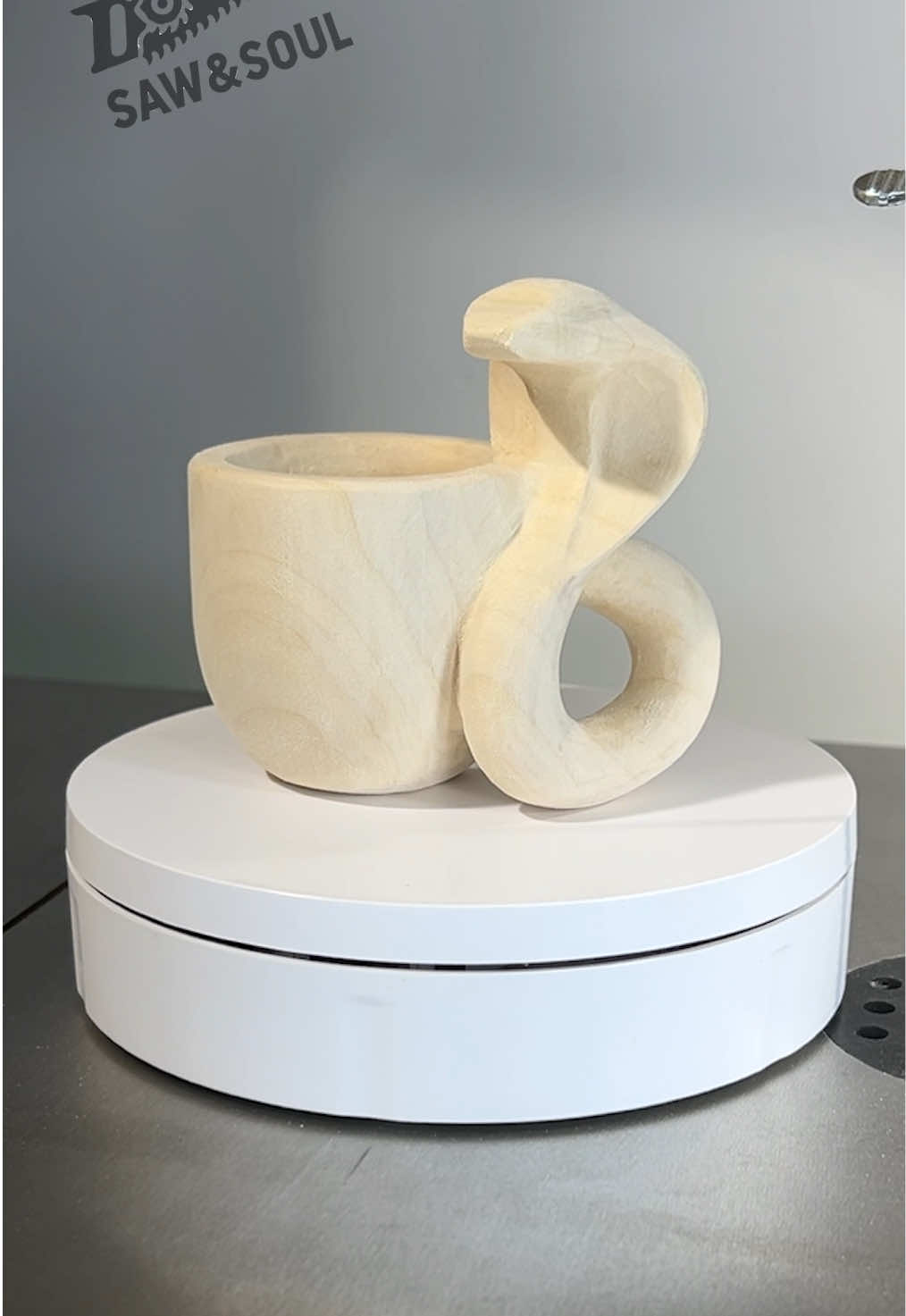 Creative Cup #woodartworking #woodcarving #bandsaw #sawsoul 