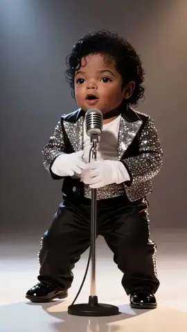 Pop king#michaeljackson #aibaby #babyjackson #popking 