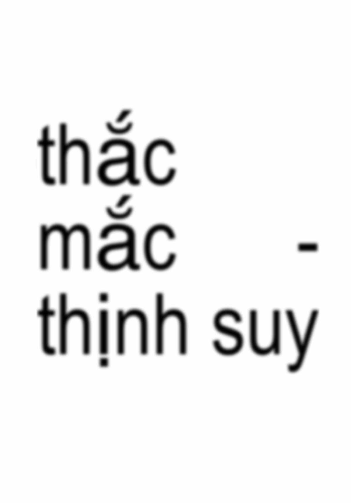 Thắc Mắc - Thịnh Suy | #fyp #xh #lyrics 