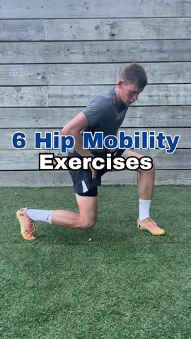 6 Hip Mobility Exercises  Here are 6️⃣ exercises you can start doing to loosen up your hips🦵and avoid getting injured 🏥:  1️⃣. 90/90 Rockers  2️⃣. Front Leg Lifts 3️⃣. Back Leg Lifts 4️⃣. Heel Taps 5️⃣. SL Hip Openers  6️⃣. Squatted Hip Flips ✅ Save This Video So You Don’t Get Injured   #hipmobility #football #soccerexercises #Soccer #footballtraining #footballer