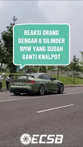 REAKSI ORANG DENGAR SUARA BMW M4 MODIF NGEBUT! #ecsb 