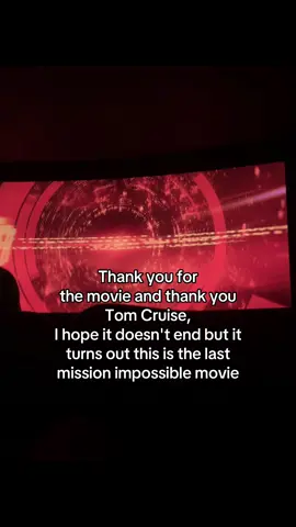 thank you Tom Cruise #4u #misionimpossible #film #tomcruise #cinema #fy #fyp#foryoupage 