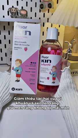 Hãy hình thành thói quen #baove răng cho trẻ từ khi còn nhỏ🦷Nước súc miệng Fluor Kin Children thích hợp cho các bạn nhỏ vẫn chưa có thói quen vệ sinh răng sạch sẽ, dễ làm cho răng dễ bị sâu #kin #nuocxucmieng #saurang #treem #xuhuong 