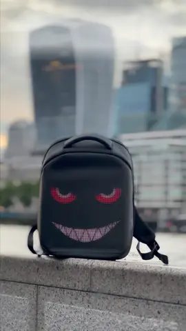 LED Backpack with App  Not just a bag ___it's a vibe board 👌 #bargainshack #ledbackpack #backpack #backpackgoa #smartbackpack 