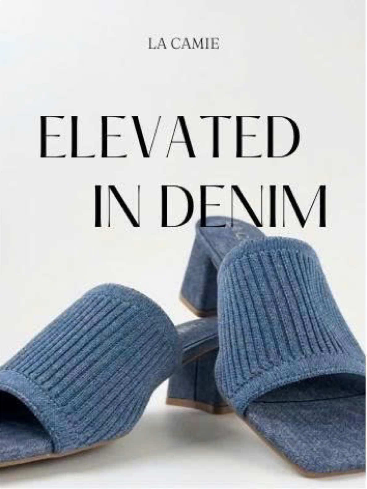 Một chút denim, một chút thanh lịch dành cho nàng đã cập bến tại La Camie ✨🖤 #LACAMIE #sandal #denim #fyp 