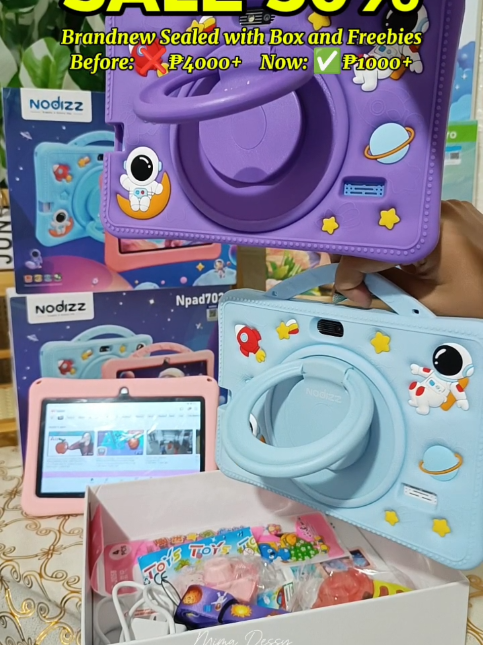 Replying to @itssmeedianneeee 128gb po . pero meron ding available na 32 gb at 64gb kimmera（Tablet for kids 7 inches Android）Classic Style Laptop children's tablet,Educational ipad, 4GB+128GB WiFi Learning Tablet Android Listening, Music, Puzzle games, Baby Play Bayi 7-inch Screen Device Electronic Mic Silicone Ram New chip smart   Pink #kidsandroidtablet #androidtablet #tablet #tabletforkids #kidstablet #brandnewtablet #originaltablet #fypage #mimadessy #kimmera #kimmeraandroidtablet  #lrdsdmngo  Disclaimer The Price may Vary 
