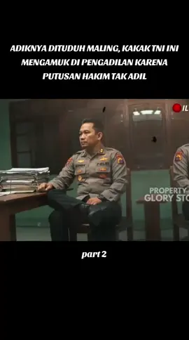 Adiknya dituduh maling, kakak TNI ini mengamuk di pengadilan karena putusan hakim tak adil. part 2 #fyp #fypviral 