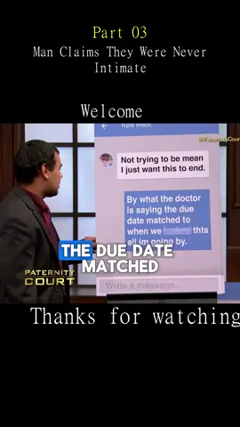 Man Claims They Were Never Intimate Part 03 #court #courtroomdrama #trialwatch #legaltiktokviral #courtroom #judge