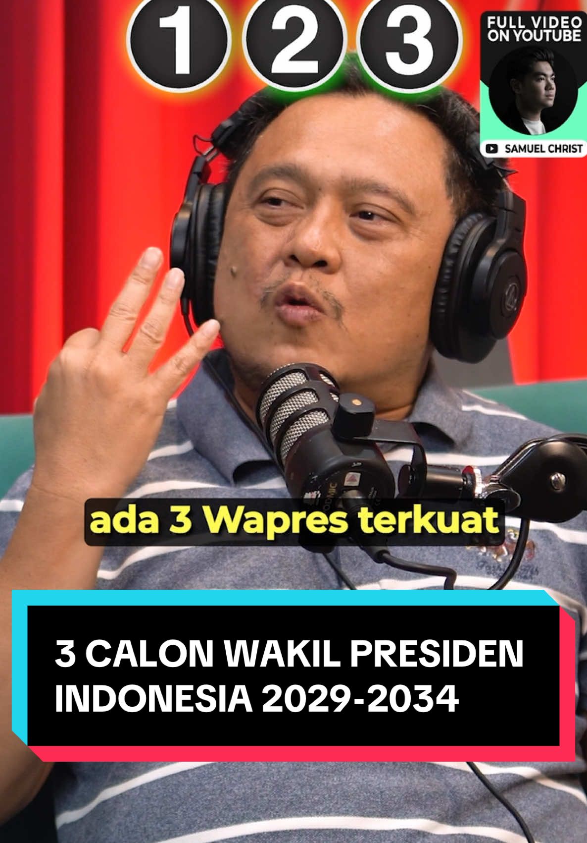 3 CALON WAKIL PRESIDEN TERKUAT 2029-2034 INDONESIA #miliardermudaindonesia #semuabisaditiktok #serunyabelajar 