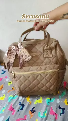 SECOSANA Danica Quilted Tablet backpack 🎒 #secosana #secosanabackpack #backpack #budolfinds #tiktokfinds #fypシ゚ #fyppppppppppppppppppppppp 