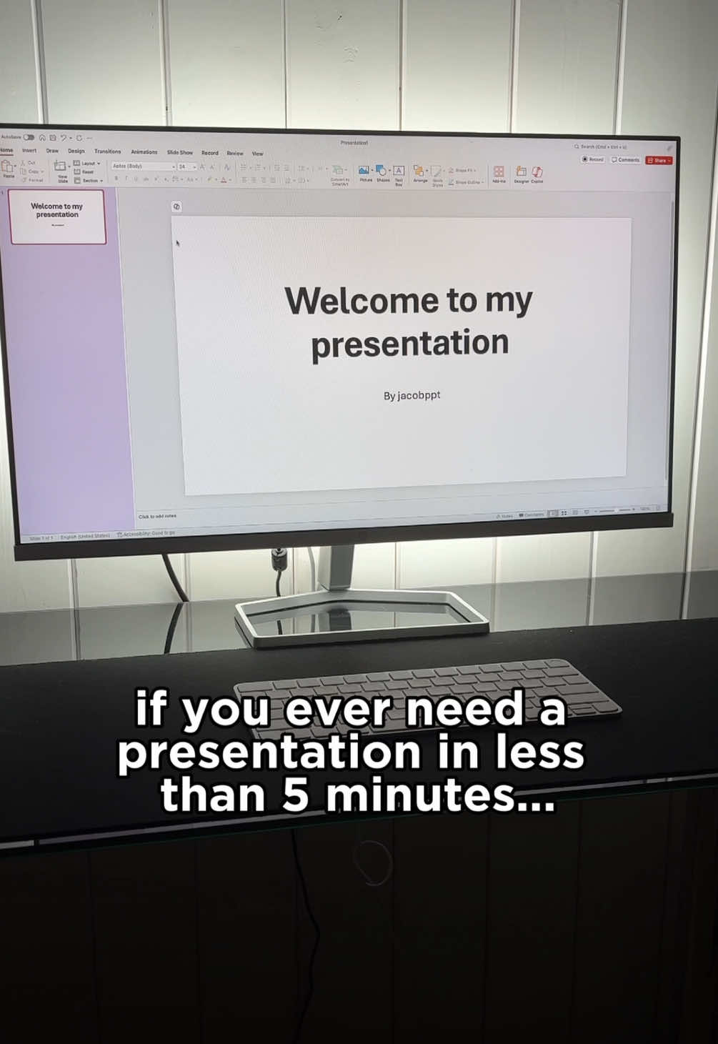 Quick hack to save time on your upcoming presentation🤯 #powerpoint #tutorial 