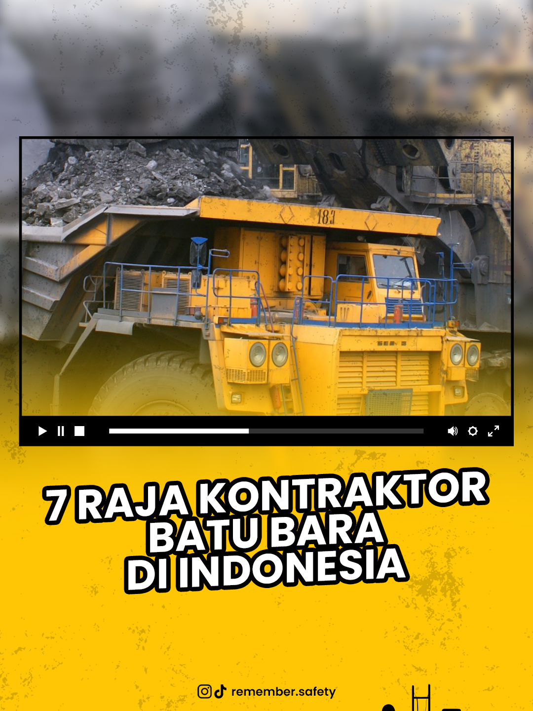 7 RAJA KONTRAKTOR BATU BARA #remembersafety #safetyofficer #ahlik3umum #viral #tambangbatubara #storytambang🦺⛑️