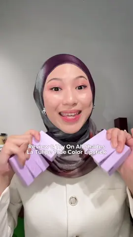 liat kan easy to glide banget! dijamin ini juga gabakalan bikin kering & bisa tahann lama 💖  #TrueToYou #TimelessColor #LipstickLaTulipe #lipstick 