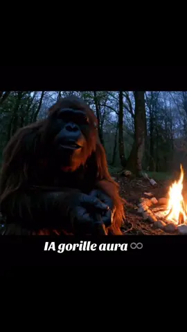 IA gorille aura ♾️🤣  #ia #gorille #bigfoot #humour #drole_videos #drole #aura #Vlog #memestiktok #trends #core 