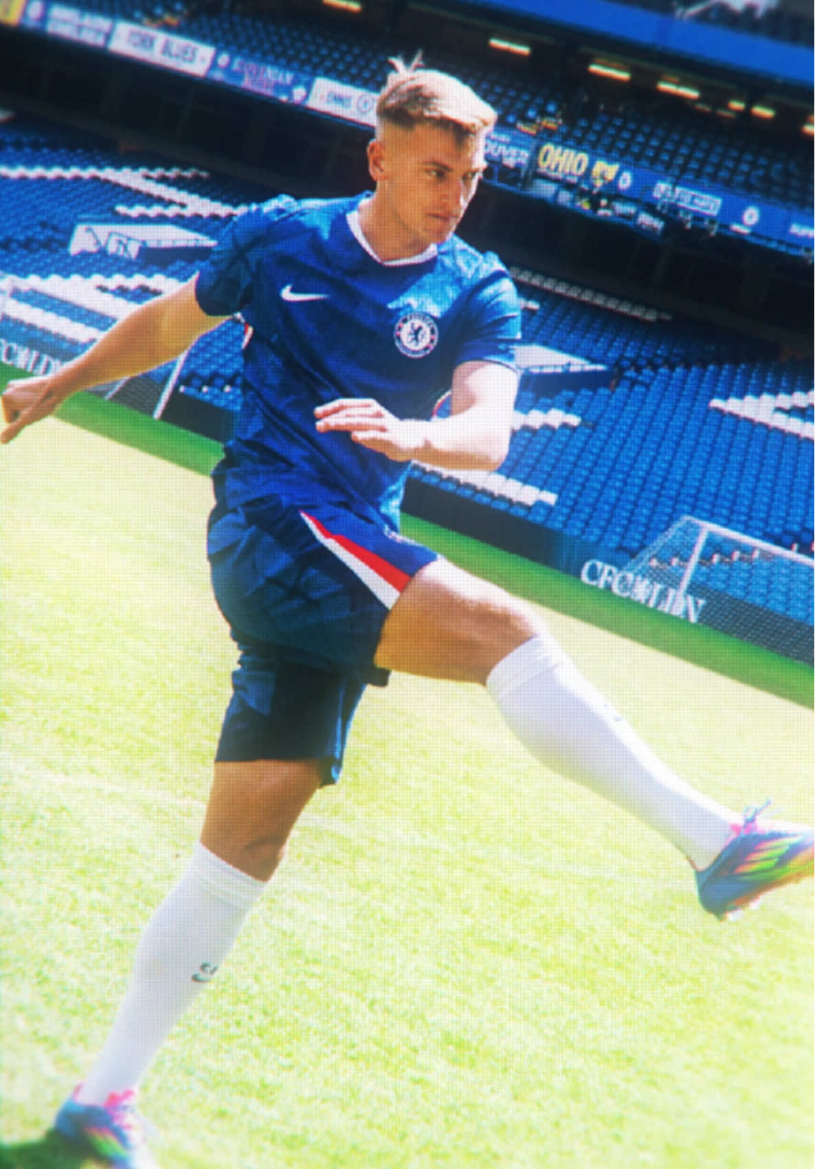 First moments with @Chelsea FC 💙☑️
