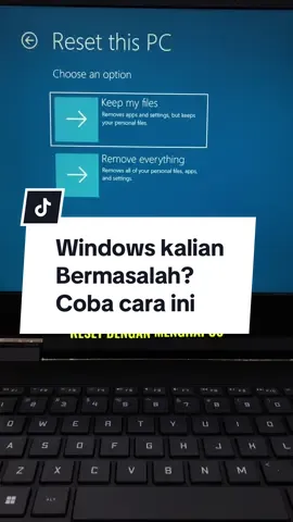 Gak usah buru ke tempat service, siapa tau bisa di perbaiki dengan cara ini #laptop #hp #tutorial #fyp