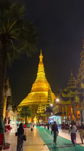 Myanmar Yangon Shwedagon Pagoda #fyp 