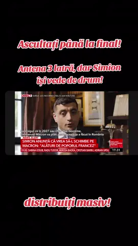 #Simion merge înainte, indiferent cât latră Antena 3 @GEORGE SIMION #Aur💛💛💛 #VoceaPoporului #fypシ゚viral🖤tiktok☆♡ #fypシ゚viral🖤tiktok 