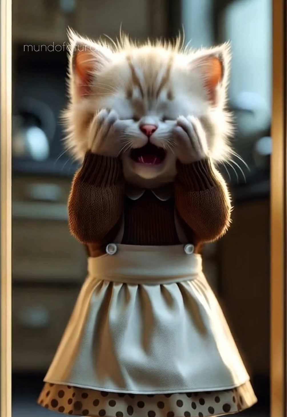 Ela não suportou… 🥺😭 Meaw,meaw, meaw, meaw. #kitties #kitchen #cute #gatinhosfofos #meaw #additional