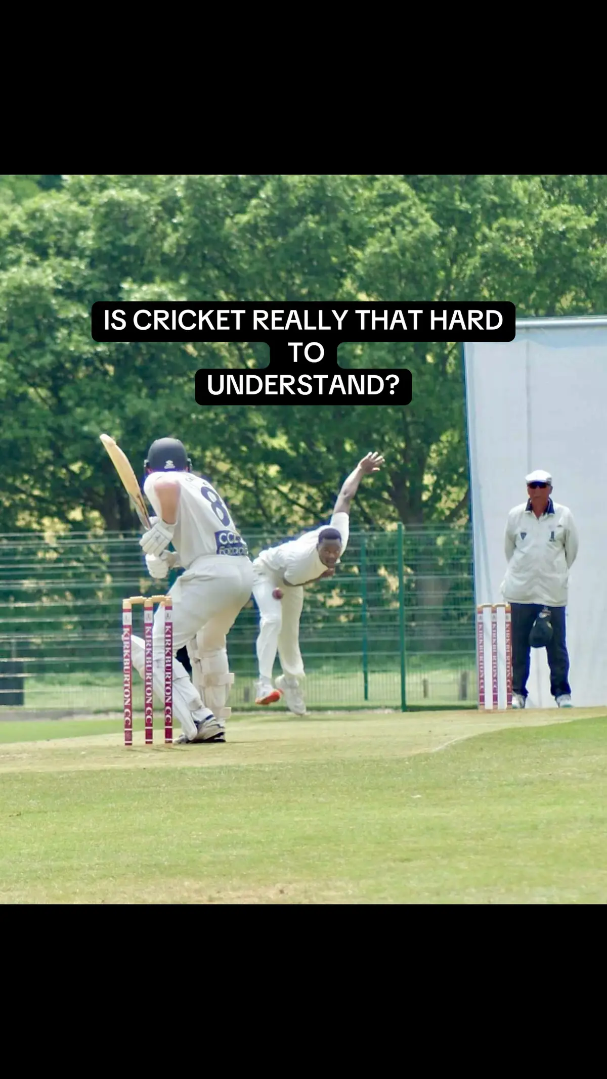 Trying to teach someone how the game of cricket is played must be the most painful experience ever😂. It’s like you’re teaching statistics to a 9 year old kid. I’ve played for about 14 years now and I be wondering what’s going on myself😂 #sports #athlete #foryoupage #videoviral #viralditiktok #viralvideos #cricketlover #cricket #sportlover 