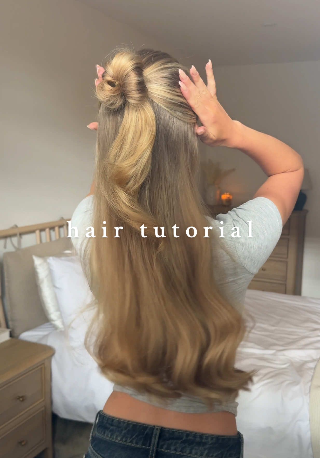 so easy but looks so pretty🥹🫶🏼 #hairtutorial #hairinspo #hairideas #halfuphalfdown #hairstyle #tutorial 
