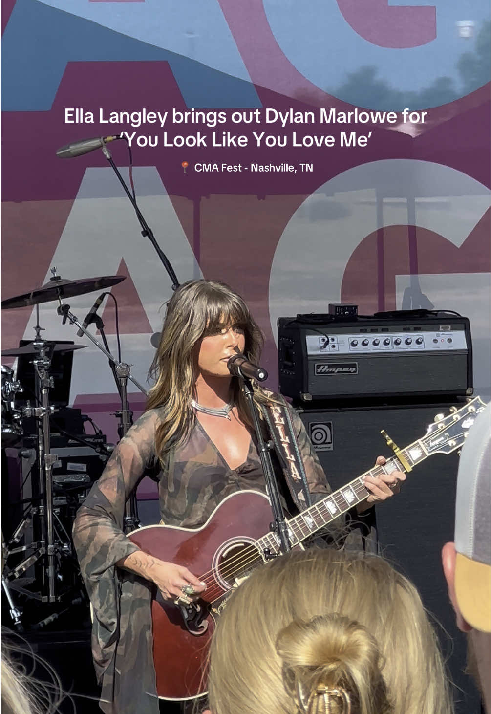 The QUEEN @Ella Langley #nashville #cmafest #countrymusic #ellalangley 
