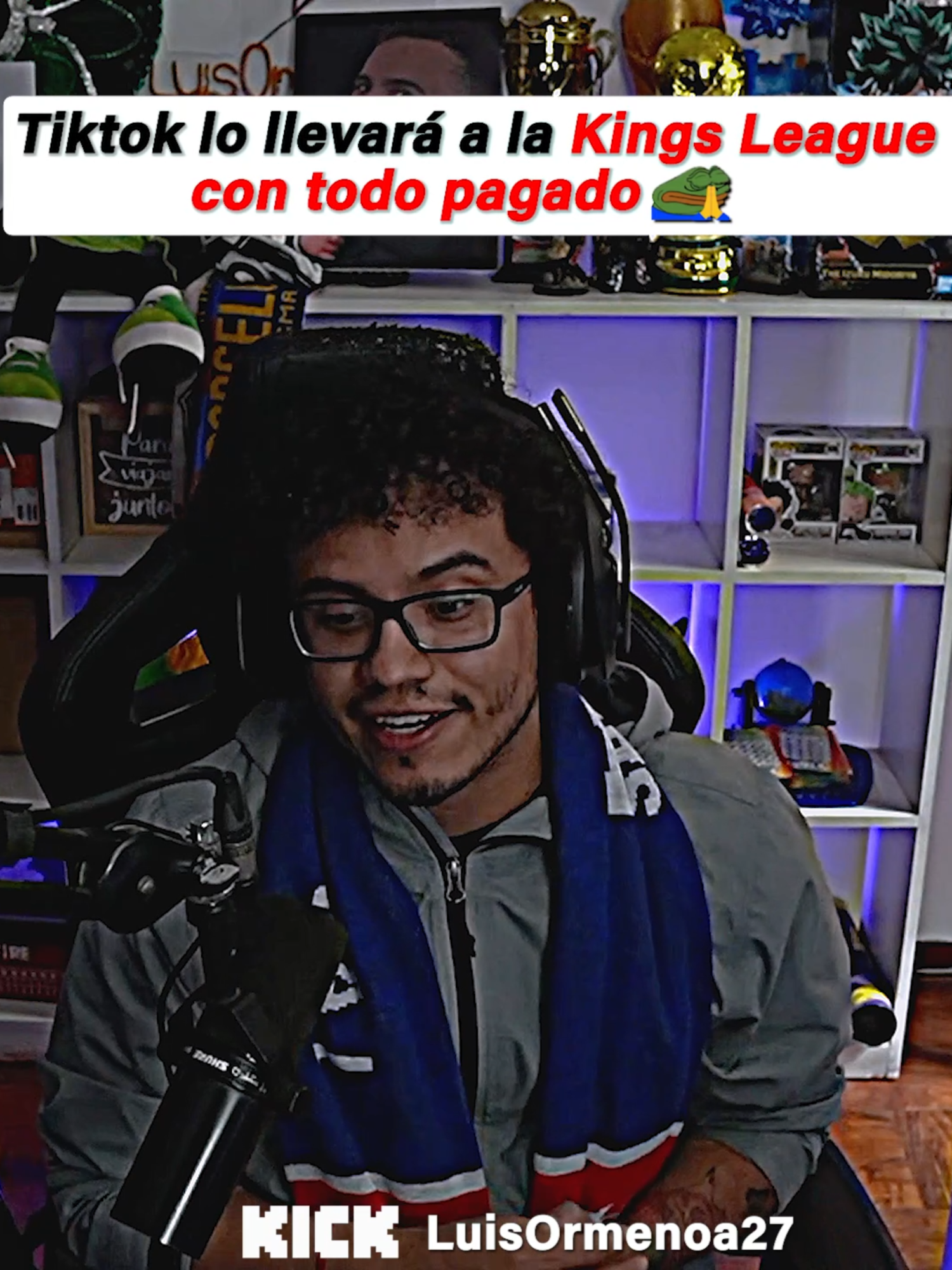 Todo gracias a ustedes gentita, se irá a Francia a ver la Kings League 🛐 #KingsLeague #LuisOrmeño #fijas #Zein #laCobra #streamer #kickperu #fyp #paratii