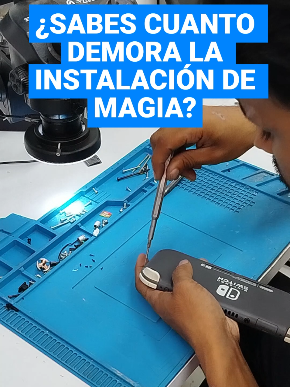 Si te lo has preguntado, acá está la repuesta 😎🎮 #viralditiktok #reparacion #consolasdevideojuegos #videojuegos #magia #nintendoswitch 