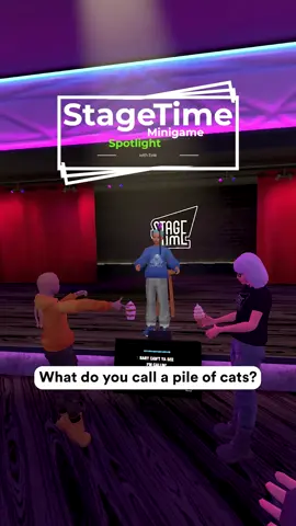 But fr… why is it called a pile of cats? #vr #virtualreality #quest3 #fyp #stagetime #trivia #funny