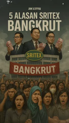 Sritex bangkrut, ribuan buruh kena PHK, pabrik tutup satu per satu. Tapi di atas gedung, bos konglomerat masih senyum bawa duit miliaran. Utang makin numpuk, manajemen amburadul, industri tekstil makin krisis.