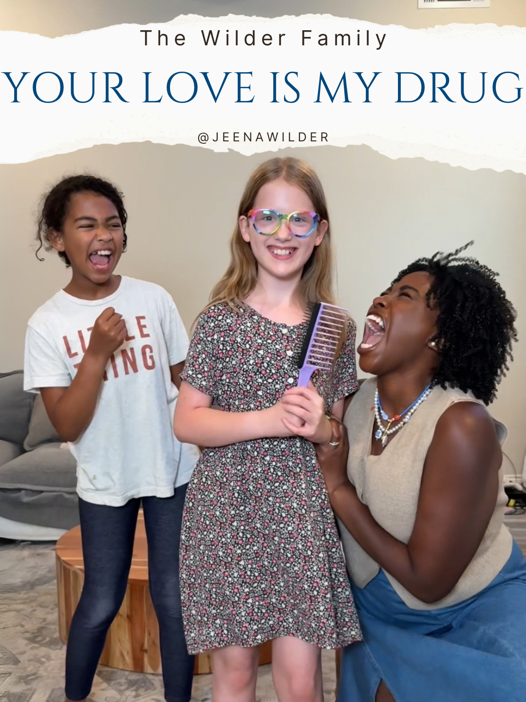 She’s doing a great job! She just needed some awesome backup singers to spice things up.