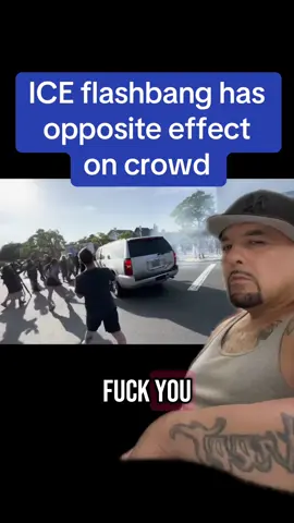 10K+ in LA hit the streets demanding ICE out! ICE flashbang has opposite effect on crowd. #EndICE #LAProtests #ICEOut #JusticeForAll #StreetDemonstration #Activism #StandUpLA
