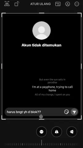 semua sosmed d blok☹️ #fypage #payphonemaroon5 #galaubrutal🥀 