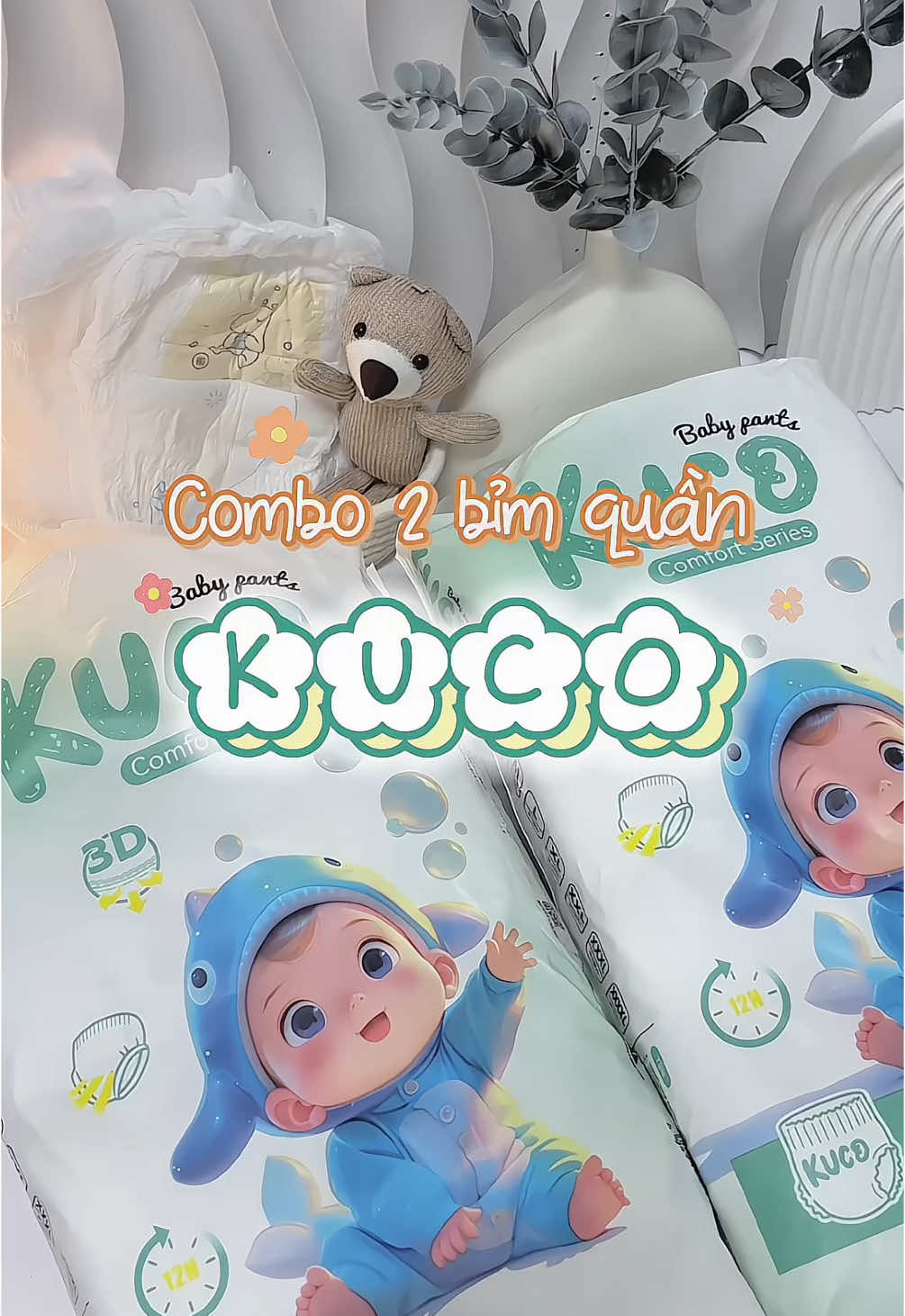 Thêm 1 item bỉm hè mỏng thoáng thấm hút ổn cho bé mặc hè 👏🏻👏🏻#tiemmexoai #bim #bimquanchobe #bimquan #kuco #muataitiktok #tiktok 