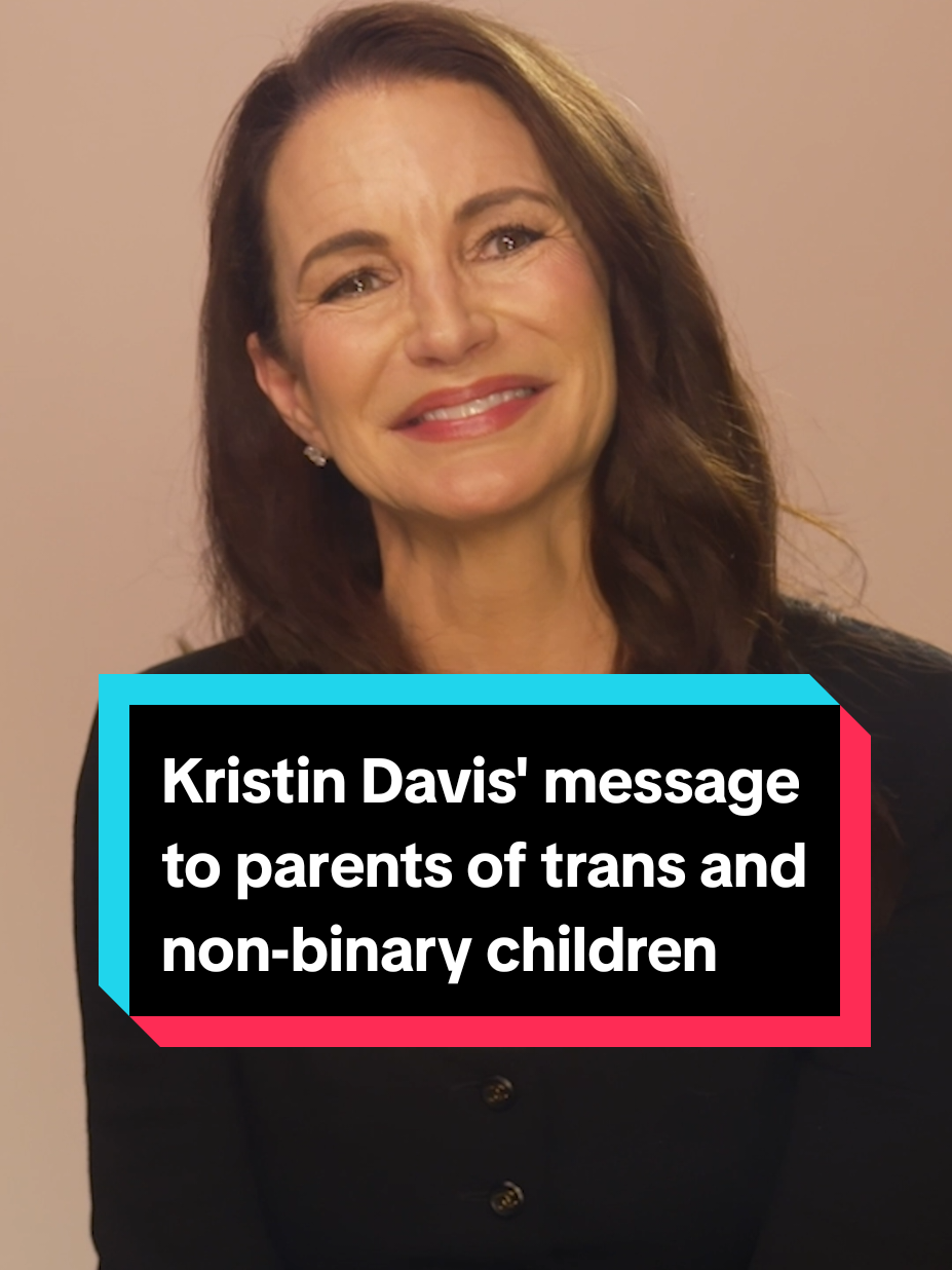And Just Like That's Kristin Davis has a message for parents of trans and non-binary children 🏳️‍⚧️ #satc #sexandthecity #andjustlikethat #charlotte #charlotteyork #trans #nonbinarytiktok 