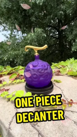 Whos an anime fan here? This is perfect for storing drinks or just a cool statue! Made of high quality glass. The one piece is real!  #onepiece #luffy #gifts #animetiktok #animegifts #animefigure 