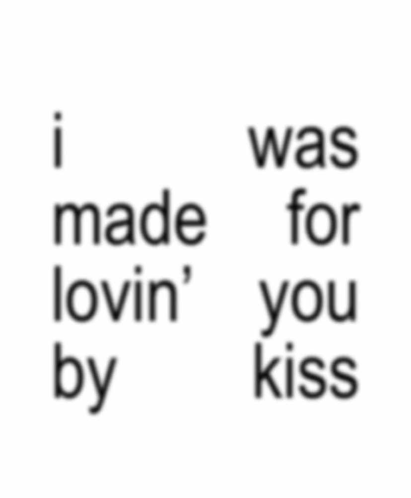 CAUSE GIRL I WAS MADE FOR YOUUU #fyp #lenkerlyrics #parati #brat #lyrics #iwasmadeforlovingyou #kiss #kissband 
