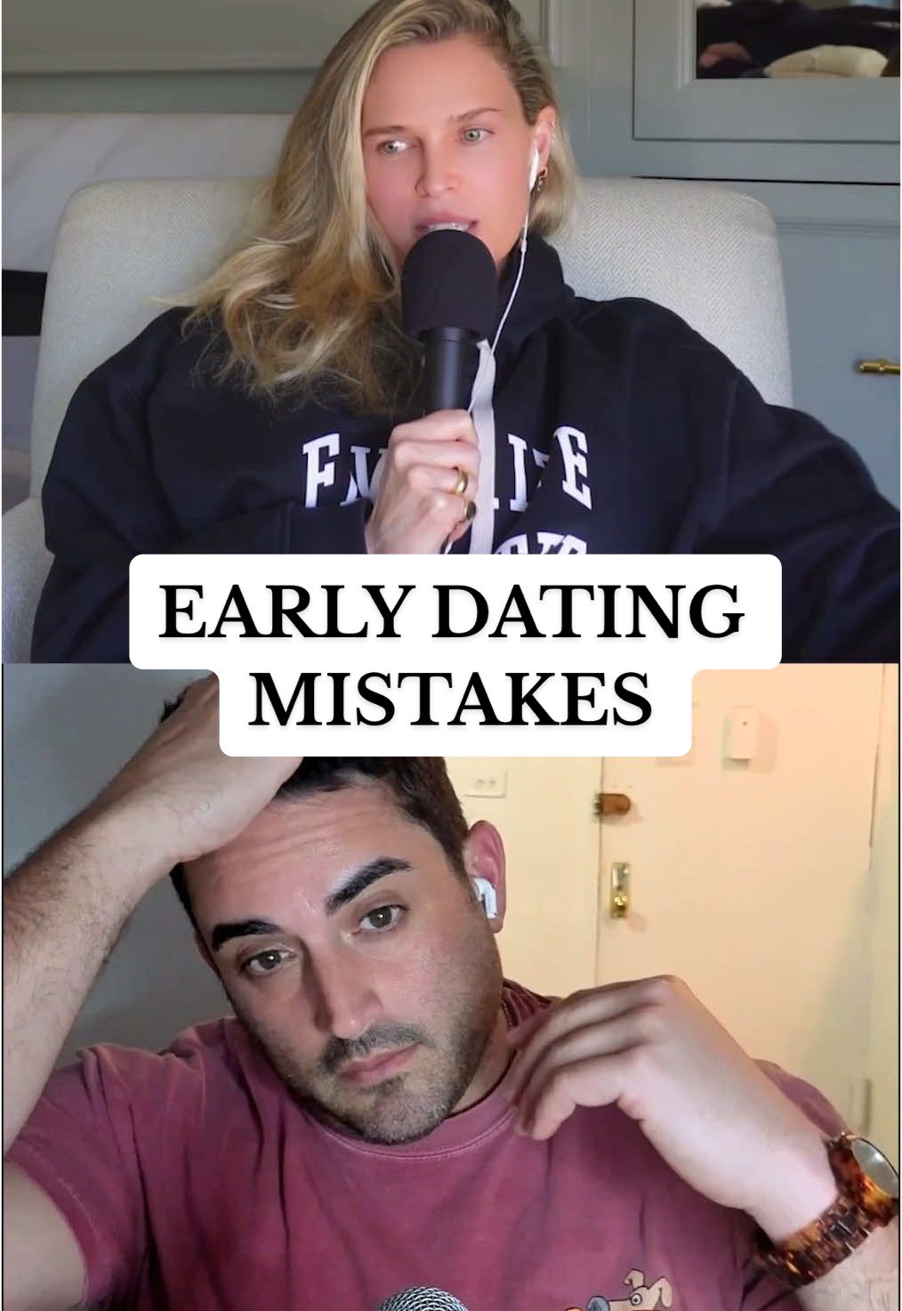 What are some mistakes women make early on in dating? #sarafoster #erinfoster #podcast #dating #datingtips #datingadvise 