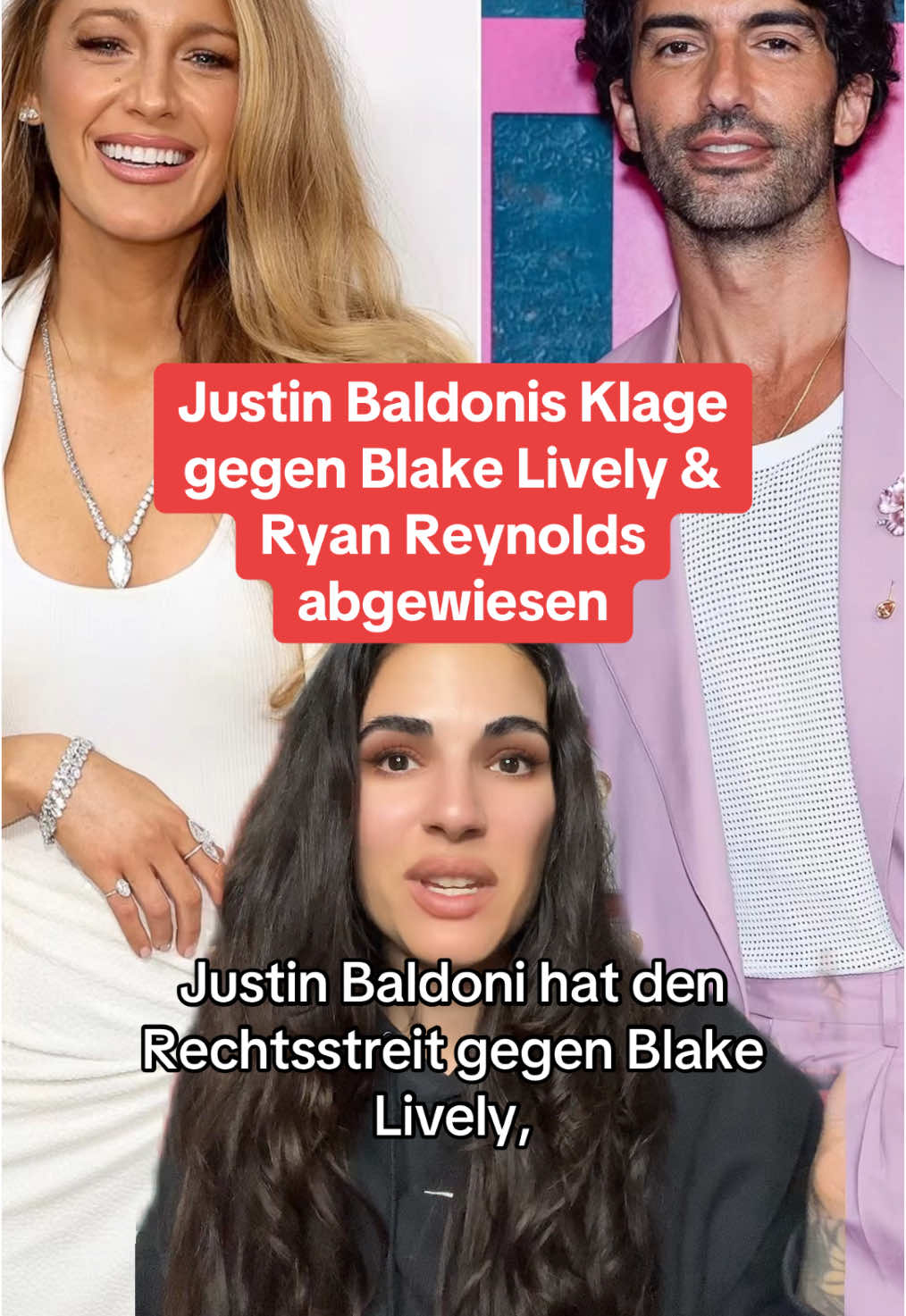 Justin Baldonis 400 Millionen Klage gegen Blake Lively, Ryan Reynolds und die New York Times wurde von einem Richter abgewiesen. Warum das aber noch kein kompletter Sieg für Blake Lively und Ryan Reynolds ist, erfährst du im Video. #blakelively #justinbaldoni #ryanreynolds #itendswithus #update #nurnocheineinzigesmal #exposed #hollywood 