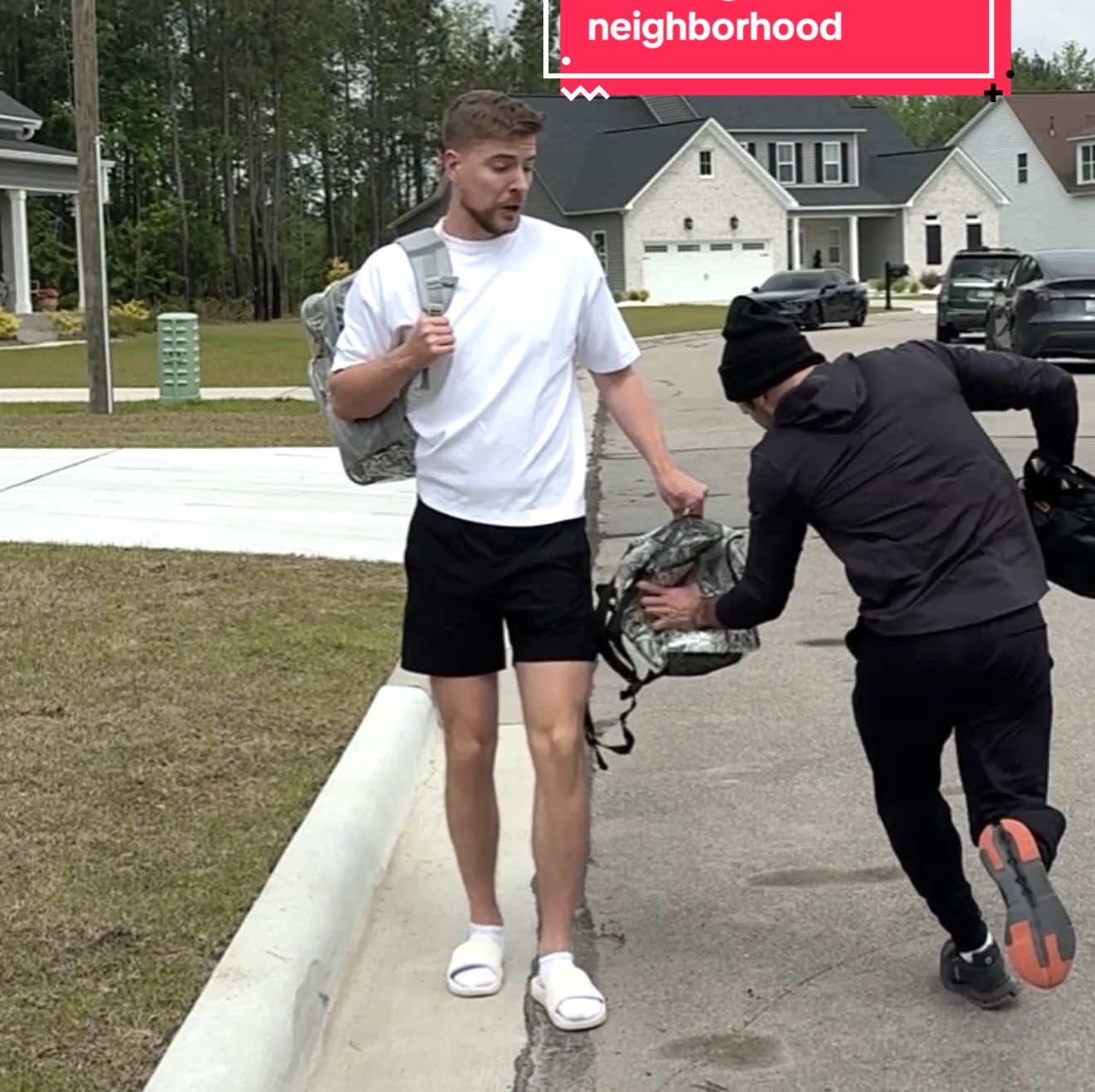 Robbing @MrBeast’s neighborhood 