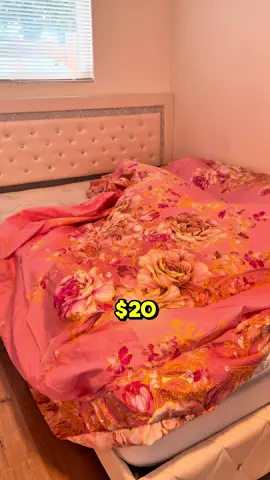 #floral #print #ruffled #Edge #bed #cubrecama #cubrecamaqueen #kingsize #parati #cubrecama #add 
