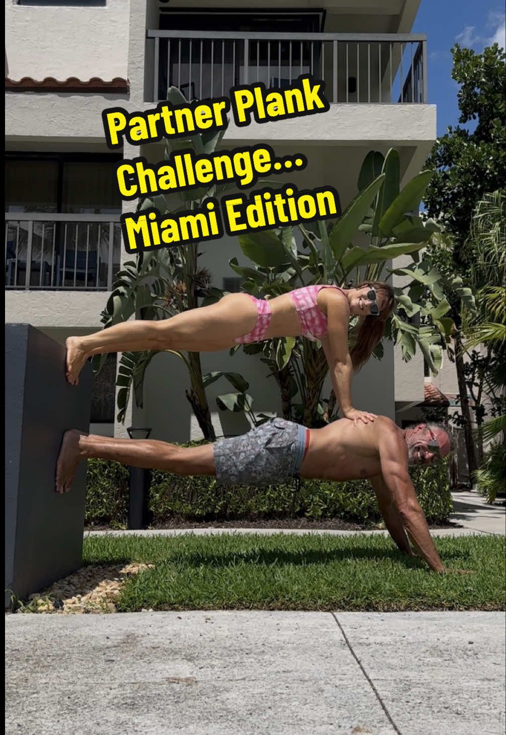 Birthday planks and vacation vibes! Sweating it out in Miami with my favorite partner in crime 🎉💪🏽  It’s a brand new week and I’m a whole year older - moving in fun ways is 100% what keeps me coming back for more. How will you move your body this week? #MoveYourBodyMonday #CouplesWorkoutChallenge #CouplesGoals #OutdoorBirthdayWorkout #SweatSesh #ActiveCouple #SweatAndCelebrate #BirthdayChallenge #CouplesChallenge #VacationWorkout #FitBirthdayFun #SunsOut #PartnerWorkout #BirthdayGirl 