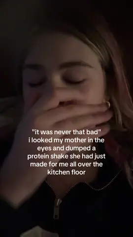 i was evil when i was sick im so sorry mother