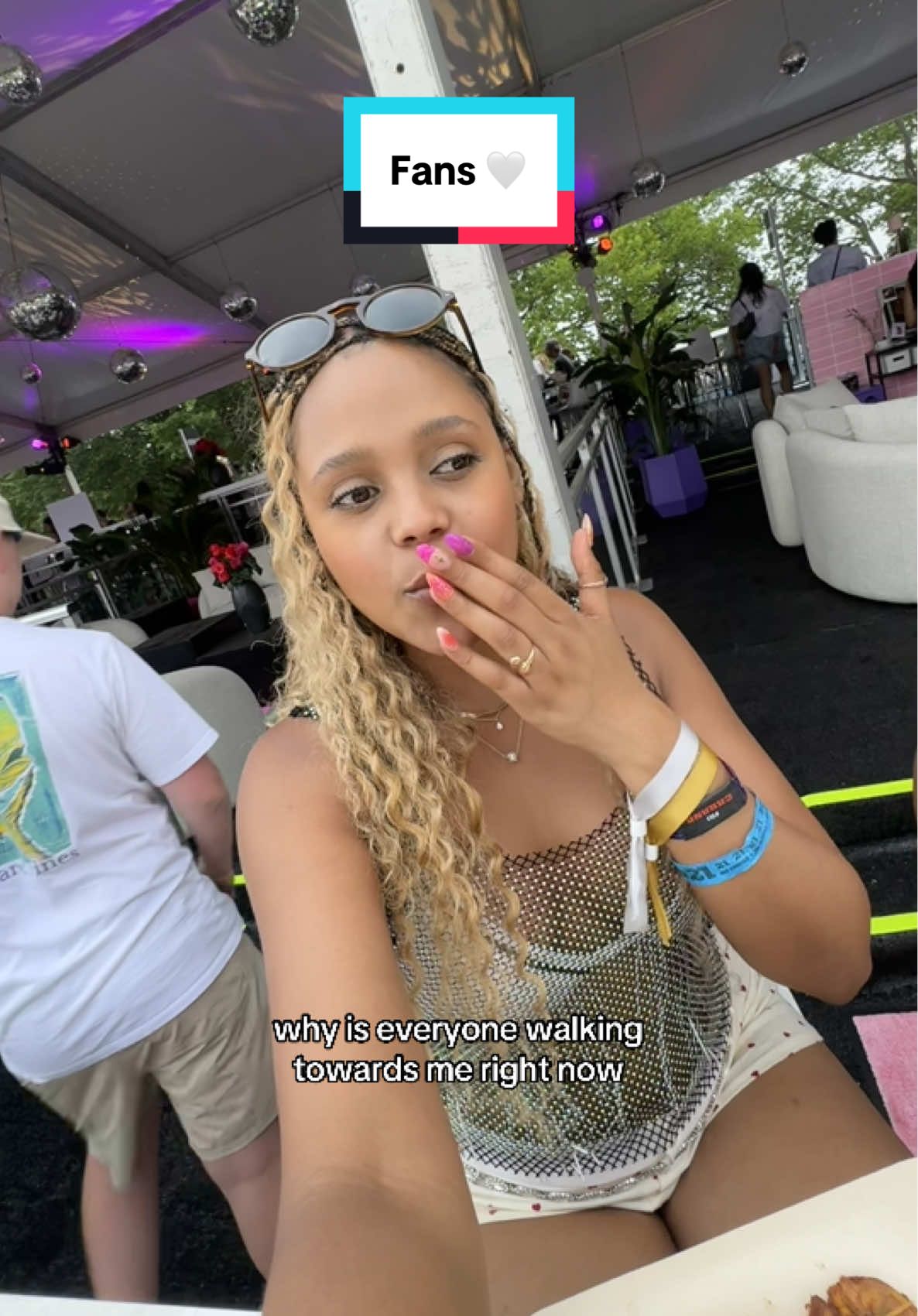 Thank you guys for the patience 🤍 #govball #prettygirl #famousgi #nycgirl 
