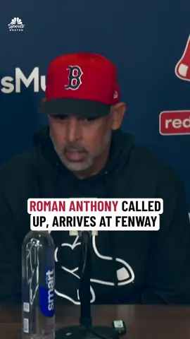 Alex Cora talks Roman Anthony being called up by Red Sox 🗣️