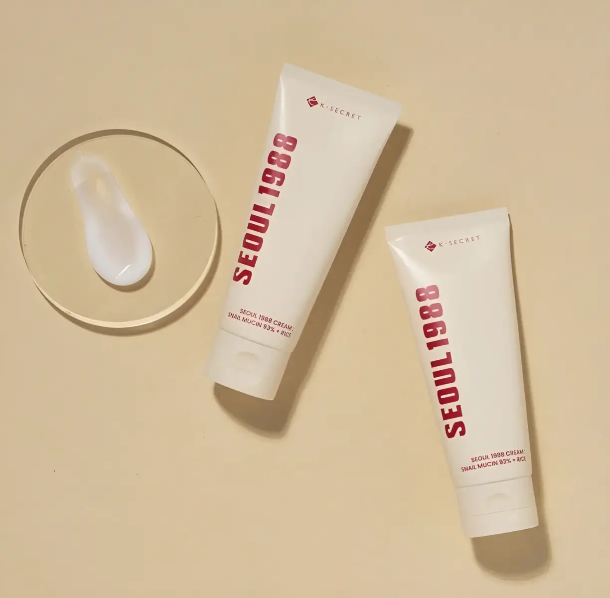 #SEOUL #Secret Seoul 1988 Cream: Snail Mucin 934#Madagascar #koreanskincare #red #fyp #damn #Skin  #منتاجات_الكوري #منتجات_البشرة 