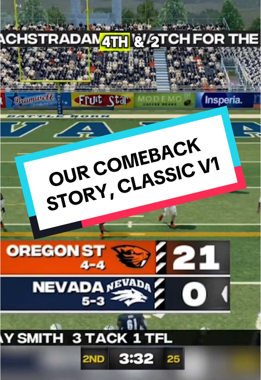 This Nevada team was LEGENDARY 🥹 💍 #CollegeFootball #cfb25 #revamped #tiktokgaming 